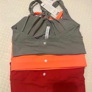 Crazy yoga sports bras bundle, size medium. Brand new with tags